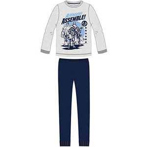 ARTESANIA CERDA Jongens Pijama Largo Single Jersey Avengers Pyjama Sets, Grijs (C13), 12 jaar