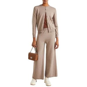 United Colors of Benetton Gebreide damesjas, Bruin, XS