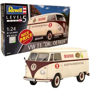 Revell 7677 RV VW T1 Dr. Oetker 1:24 modelbus voertuig modelbouw, ongelakt