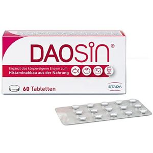DAOSiN â€“ maassapbestendige tabletten met diaminoxidase-enzym â€“ 1 x 60 tabletten