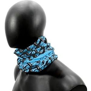 Kong. Uniseks colsjaal voor volwassenen, blauw NECK WARMER BLUE