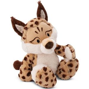 Knuffeldier Lynx Lyka 50 cm beige - Duurzaam zacht speelgoed gemaakt van zachte pluche, schattig zacht speelgoed om mee te knuffelen en te spelen, voor kinderen en volwassenen, geweldig geschenkidee