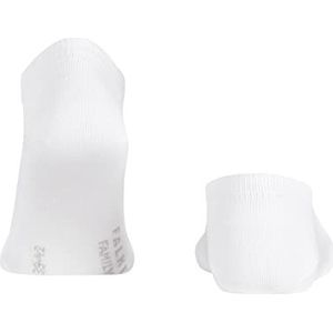 FALKE Heren Korte sokken Family M SN Duurzaam Katoen Kort eenkleurig 1 Paar, Wit (White 2000) nieuw - milieuvriendelijk, 47-50