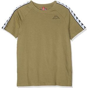 Kappa Coen Slim 222 Band T-shirt, heren, groen/wit/zwart, XL