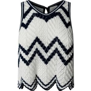 Pepe Jeans - Ollie - Gebreide Top - Marine / Wit
