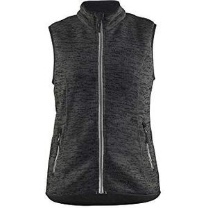 Blaklader 381221179710XS dames gebreid vest, antracietgrijs/wit, maat XS