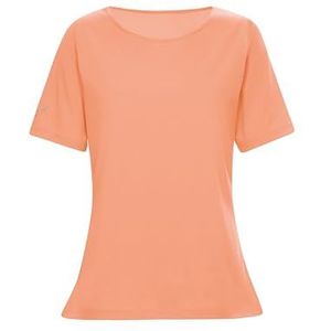 TRIGEMA Dames T-shirt met kristallen stenen - 537211, apricot, XXL