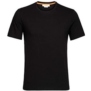 Icebreaker Heren Central Classic SS T-Shirt voor Dagelijks Gebruik, Avontuur, Sport & Training - Zwart, XL