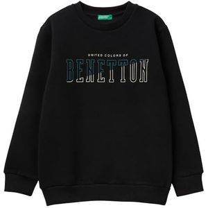 United Colors of Benetton Maglia G/C M/L 3eb5c10r5 hoodie, zwart, 130 cm kinderen en jongeren