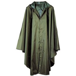 Baleno Heren regenponcho Tornado, groen (kaki), 2XL/3XL