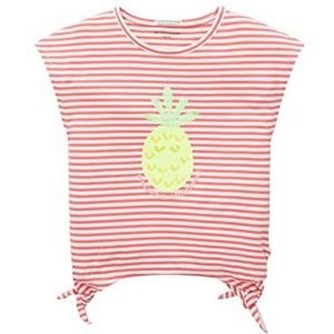 TOM TAILOR T-shirt voor meisjes en kinderen met print, 31810 - Small Offwhite Pink Stripe, 92 cm