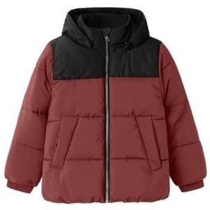 NAME IT Nkmmorning Puffer Jacket TB gewatteerde jas voor kinderen, Spiced Apple, 116