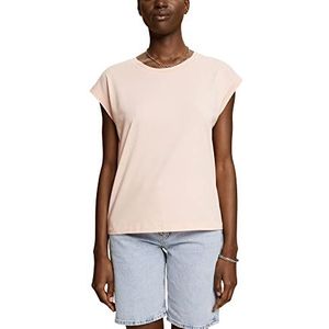 ESPRIT Katoenen T-shirt, Pastel pink, XXS