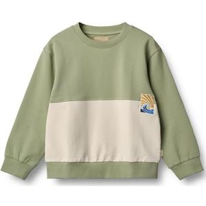 Wheat - Steff - Sweatshirt - 1145 Green Tea - GOTS-gecertificeerd