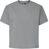 Shirt - PCSKYLAR - T-shirt - Effen - Jersey, Ronde Hals, Kwartmouw