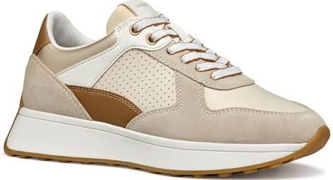 Geox - D46MDA 08522 - Sneakers - Beige - Suède/Rundleder/Polyurethaan