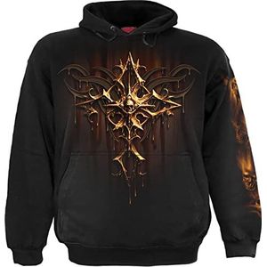 Spiral - Dripping Gold - Hoody Zwart, Zwart, S