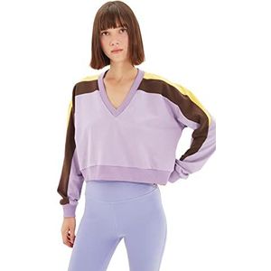 Trendyol Sweatshirt - Paars - Crop, Paars, L