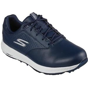 Skechers 214032 Sneakers voor heren, marine leer, 48.5 EU