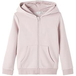 NAME IT Nkflena Ls Sweat Card Wh Bru Noos Hoodie-jas voor meisjes