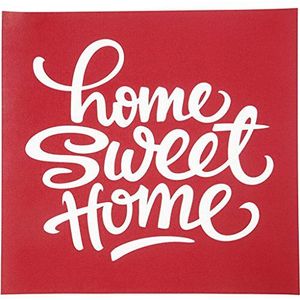 Zeefdruksjabloon, blad 20x22 cm, Home Sweet Home, 1blad