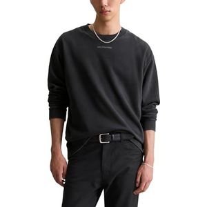 Marc O'Polo DENIM - Sweatshirt - Grijs/Zwart - Lange Mouw - Losse Pasvorm