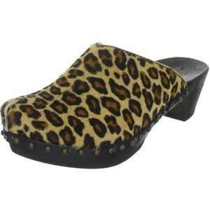 Woody GABI 11655/46 lage damesschoenen, geel bont luipaard, 39 EU