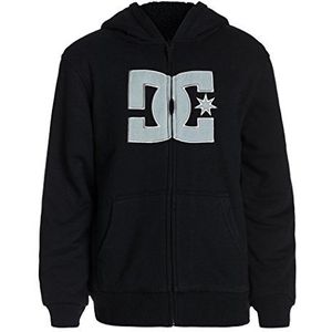 DC Kleding jongens Star Sherpa door lange mouw Hoodie, zwart, 12 jaar (fabrikant grootte: Medium)