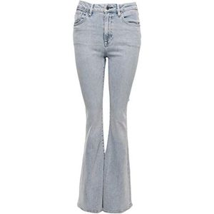 Superdry Pants High Rise Skinny Flare Lighter Indigo Vintage 32/31 Dames, aansteker indigo vintage, 32W x 31L