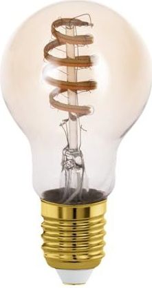 EGLO connect.z Smart-Home Ledlamp E27, A60, Matter, ZigBee, app en spraakbesturing Alexa, dimbaar, warmwit-koudwit, 806 lumen, 7 m, watt, vintage gloeilamp amber