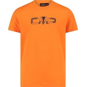 CMP Uniseks T-shirt van jersey, kinderen en jongens, Vlam, 128