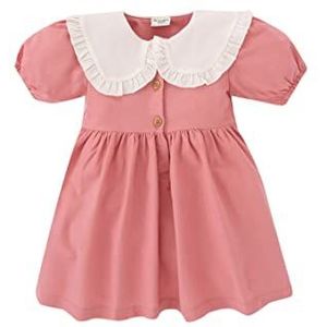 DeFacto Meisjesjurk, bordeaux, 4-5 Jaren