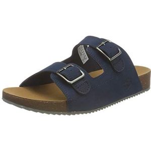 Timberland Unisex Castle Island Slide (Junior) sandalen voor kinderen, blauw marineblauw, 40 EU