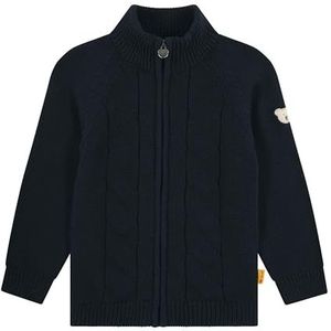 Steiff Sweatjack EU maat 92 Steiff navy, kindersweatjack, capuchonjas voor peuters, zacht en comfortabel, kindersweatshirt, wasmachinebestendig, Steiff Navy, 92