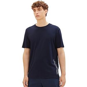 TOM TAILOR Denim T-shirt voor heren, 10668 - Sky Captain Blue, M