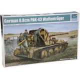 1:35 Trumpeter 05550 German 8.8cm PAK-43 Waffentrager Plastic Modelbouwpakket
