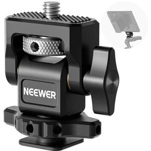 NEEWER Field Monitorhouder met koude schoenbevestiging, 1/4"" schroef voor 5"" en 7"" monitor compatibel met Atomos Ninja V, 360° draaibaar 180° kanteldemping verstelbaar, compatibel met SmallRig