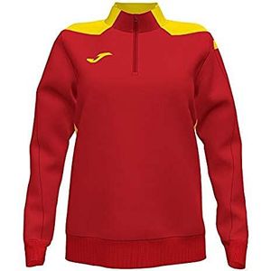 Joma Dames 901268.609.2XS Sweatshirt, rood-geel, Estándar, rood/geel, XXS