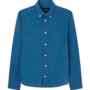Hackett London Gewassen Denim Shirt voor jongens, Indigo, 5 jaar