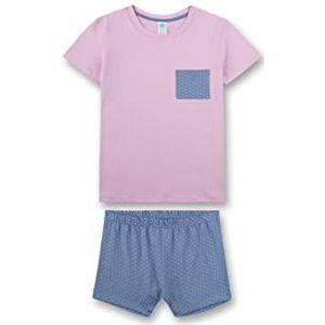 Sanetta Meisjes 245408 Pyjamaset, Lelie, 128, lila (lilie), 128 cm