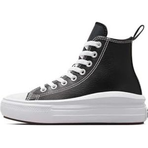 Converse Chuck Taylor All Star Move Platform Sneakers voor jongens, Black Black White, 30 EU