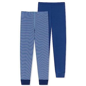 Schiesser Lange onderbroek voor jongens, 2 stuks, biologisch katoen, sportondergoed, meerkleurig 1, 92 cm