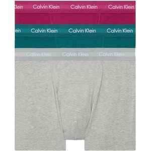 Calvin Klein heren kofferbak Trunk 3pk, Grijze Heide, Chesapeake Bay, Juweel, S