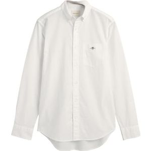 REG Cotton Linnen Shirt, wit, 5XL