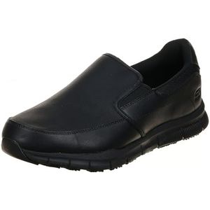 Skechers Nampa heren Sneaker Lage Top, Zwart Polyurethaan, 46.5 EU