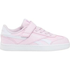 Reebok Unisex kinderen Smash Edge Elastic & Top Strap Sneakers, Frostedberry Frostedberry Ftwrwhite, 27 EU