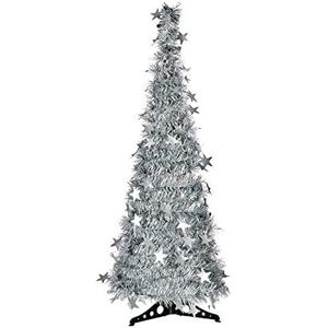 Kerstboom 105 cm Lametta zilver 90666