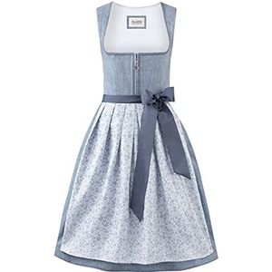 Stockerpoint Dames Belina jurk, blauw (rook), 32