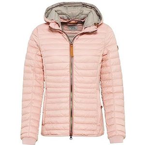 camel active Gewatteerde damesjas met afneembare capuchon, Rosé, 34