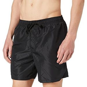 Build Your Brand Heren gerecyclede zwemshorts zwembroek, zwart, 3XL